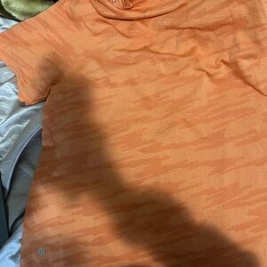 Lululemon Orange Short Sleeve Top